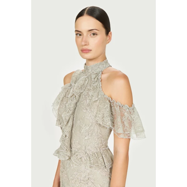 Costarellos Dresses - Romantic Greek Lace - Shop at Luxury Shoes 