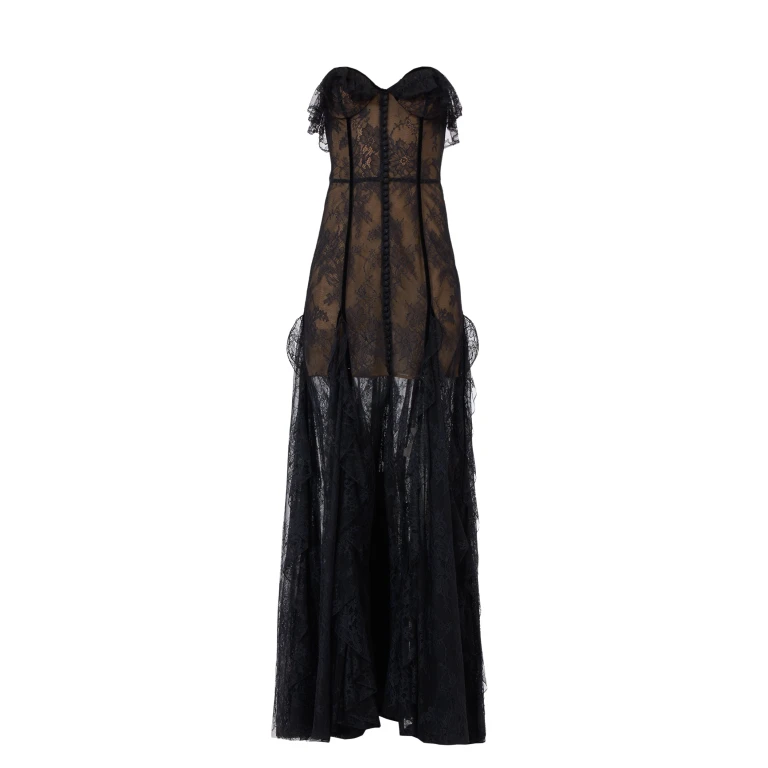 Costarellos Dresses - Romantic Greek Lace - Shop at Luxury Shoes 