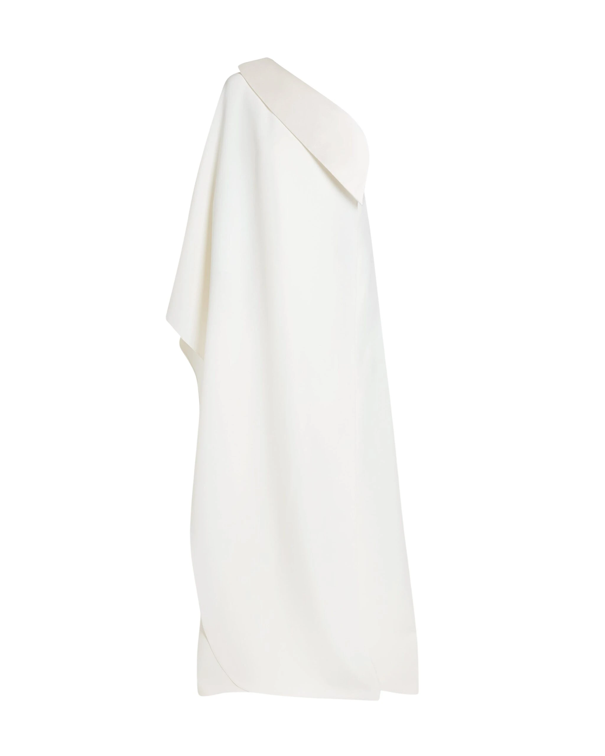 Safiyaa-Eleonora-Long-Dress-in-Ivory-Coveti-5-scaled11514_nobg Safiyaa Eleonora Long Dress in Ivory - Safiyaa Dresses - Heavy Crepe Cape Gown - Shop at Luxury Shoes