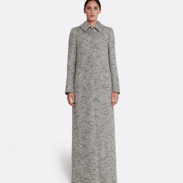 Safiyaa Leonora Jacket in Stone on Greyscale, view 7