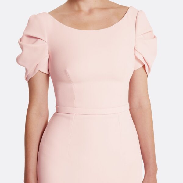 Safiyaa Vanna Dress Long in Pale Pink, view 4