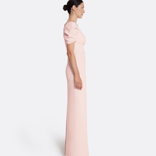 Safiyaa Vanna Dress Long in Pale Pink, view 5