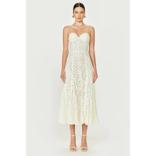 Costarellos Dresses - Romantic Greek Lace - Shop at Luxury Shoes 