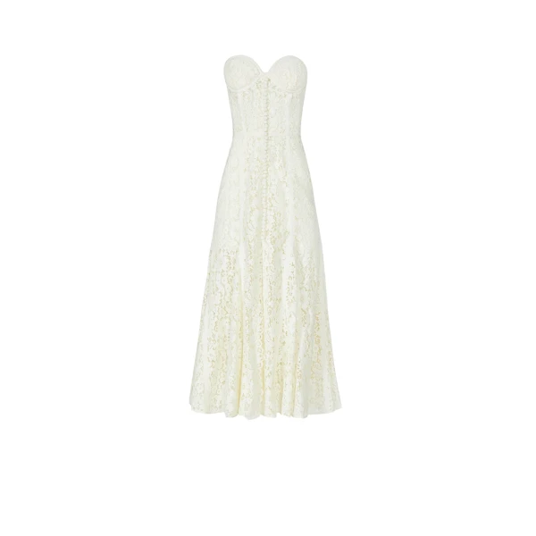 Costarellos Dresses - Romantic Greek Lace - Shop at Luxury Shoes 