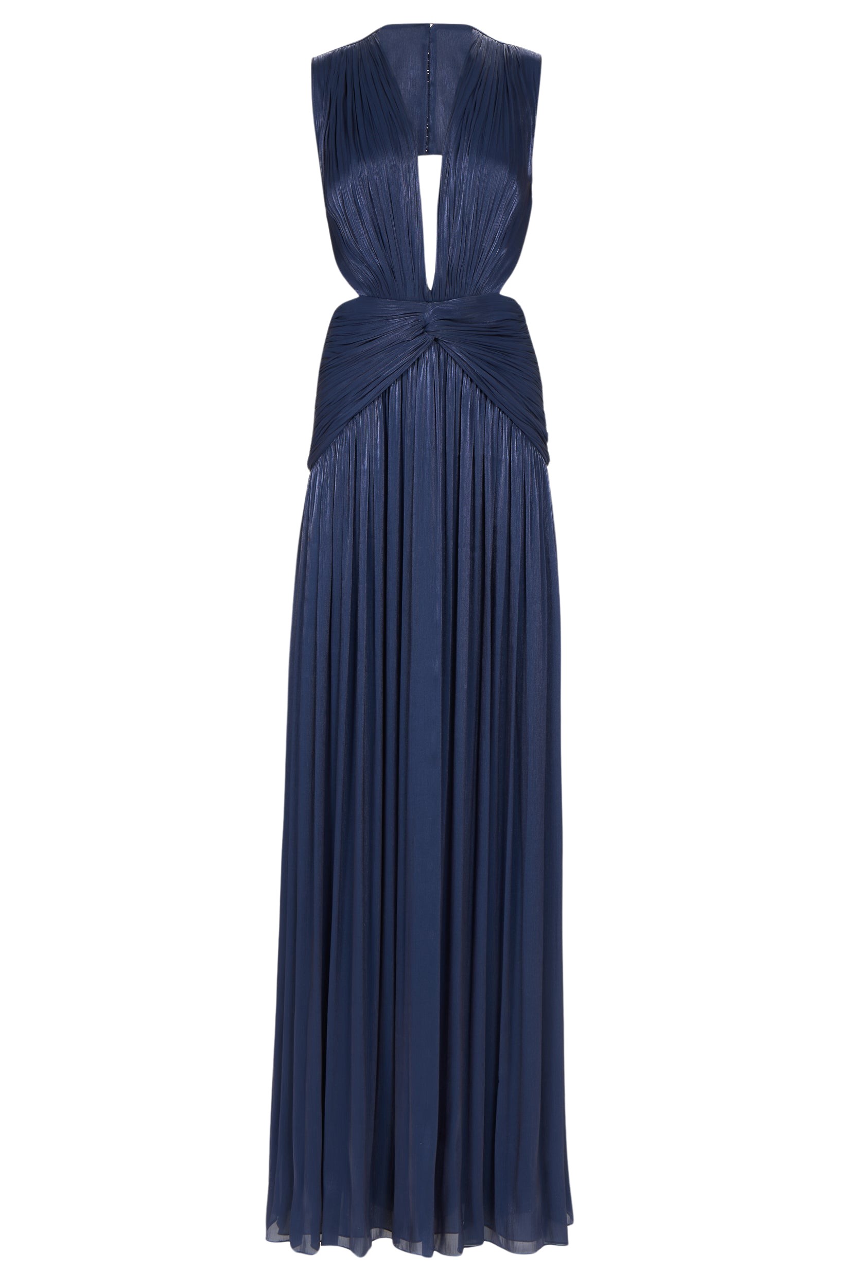 Costarellos Silla Lurex Georgette Gown
