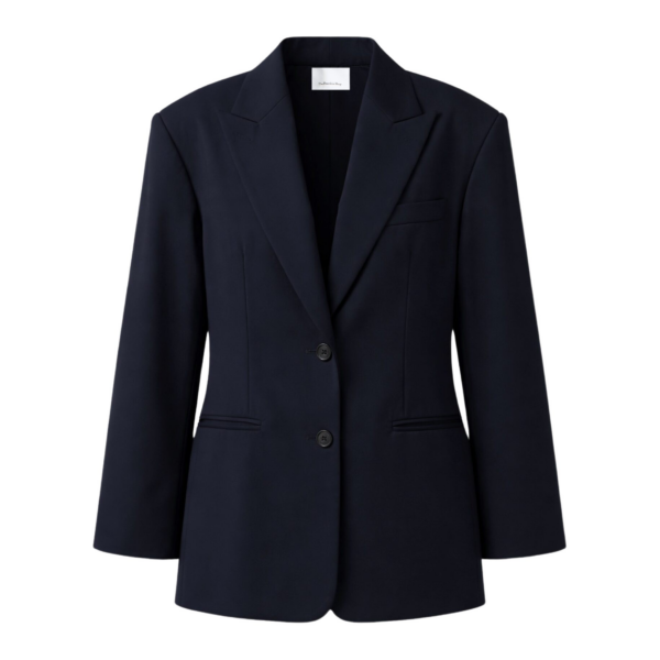 The Frankie Shop Canmore Double Vent Blazer – Navy