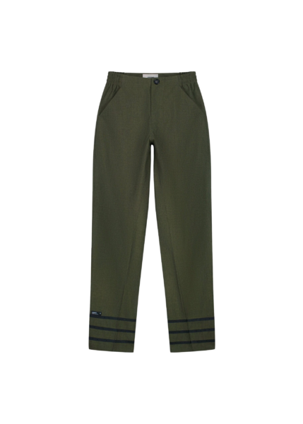 The Frankie Shop Coperni Technical Tailored Pants - Green - Oversized Minimalist Pants in Green - Shop at Luxury Shoes 