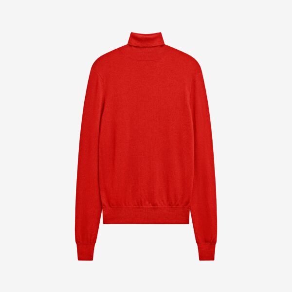 The Frankie Shop Eve Thin Turtleneck Sweater – Red, view 7