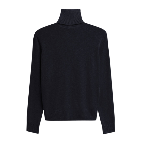 The Frankie Shop Koler Padded Knit Turtleneck – Black