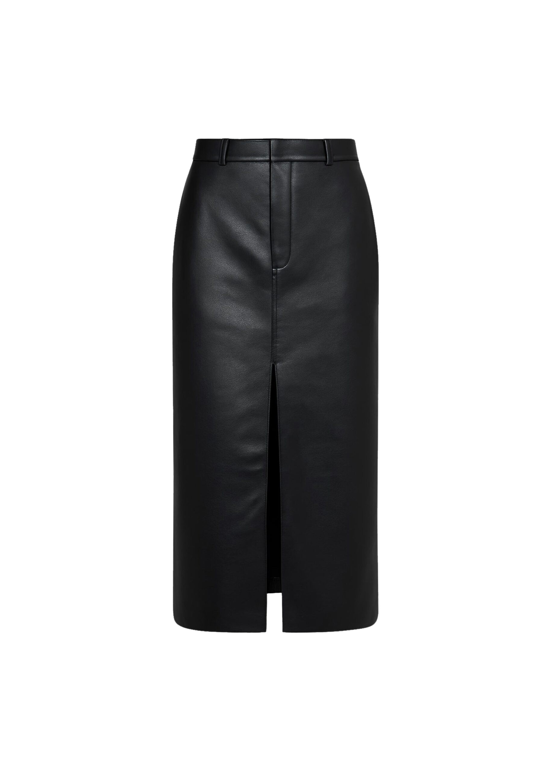 The-Frankie-Shop-Maybelle-Faux-Leather-Front-Slit-Pencil-Skirt-Black-coveti-scaled20039_nobg The Frankie Shop Maybelle Faux Leather Front Slit Pencil Skirt - Black - Oversized Minimalist Skirts in Black - Shop at Luxury Shoes