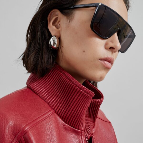 The Frankie Shop Zion Bomber Jacket – Red, view 4
