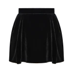 Ulyana Sergeenko A-line skort in soft velvet - Ulyana Sergeenko Corset Dress - Russian Couture - Shop at Luxury Shoes 