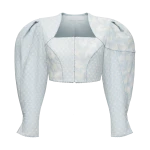 Ulyana Sergeenko Cotton blouse with a signature floral and animal prints - Ulyana Sergeenko Corset Dress - Russian Couture - Shop at Luxury Shoes 