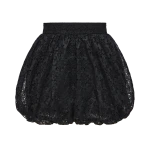 Ulyana Sergeenko Cotton shorts with floral embroidery - Ulyana Sergeenko Corset Dress - Russian Couture - Shop at Luxury Shoes 