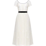 Ulyana Sergeenko Lace dress with an apron - Ulyana Sergeenko Corset Dress - Russian Couture - Shop at Luxury Shoes 
