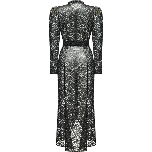 Ulyana Sergeenko Lace midi dress with floral patterns - Ulyana Sergeenko Corset Dress - Russian Couture - Shop at Luxury Shoes 