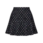 Ulyana Sergeenko Mini skirt made of silk with a signature print - Ulyana Sergeenko Corset Dress - Russian Couture - Shop at Luxury Shoes 