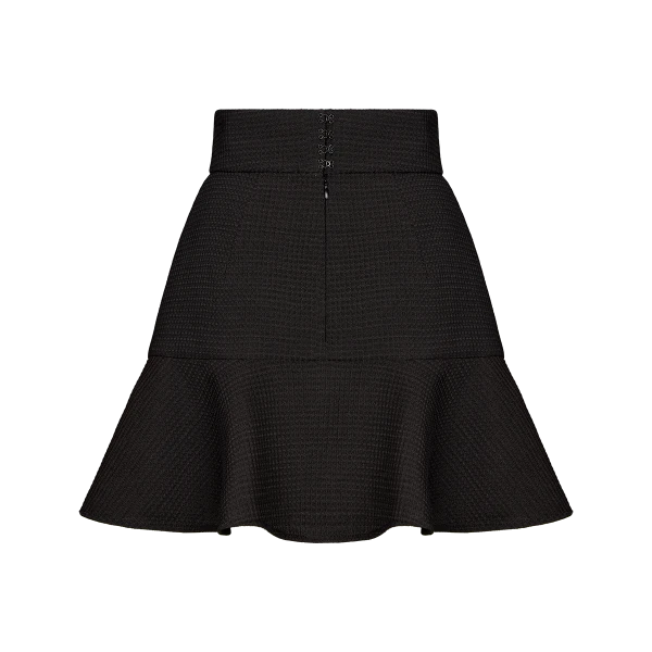 Ulyana Sergeenko Mini skirt made of wool - Ulyana Sergeenko Corset Dress - Russian Couture - Shop at Luxury Shoes 