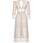 Ulyana Sergeenko Silk dress with signature floral print - Ulyana Sergeenko Corset Dress - Russian Couture - Shop at Luxury Shoes 