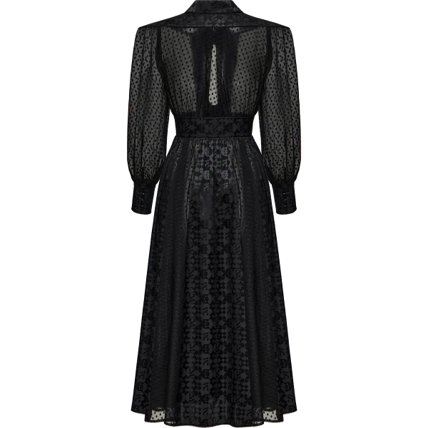 Ulyana Sergeenko Silk fil coupé and jacquard dress - Ulyana Sergeenko Corset Dress - Russian Couture - Shop at Luxury Shoes 
