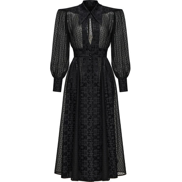 Ulyana Sergeenko Silk fil coupé and jacquard dress - Ulyana Sergeenko Corset Dress - Russian Couture - Shop at Luxury Shoes 