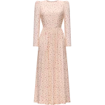 Ulyana Sergeenko Viscose dress with a signature floral print - Ulyana Sergeenko Corset Dress - Russian Couture - Shop at Luxury Shoes 