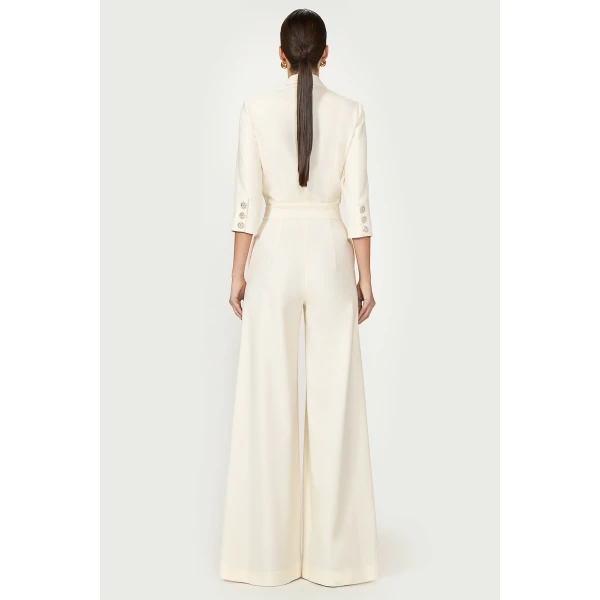 Costarellos Jumpsuit - Romantic Greek Lace - Shop at Luxury Shoes 