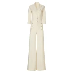 Costarellos Jumpsuit - Romantic Greek Lace - Shop at Luxury Shoes 
