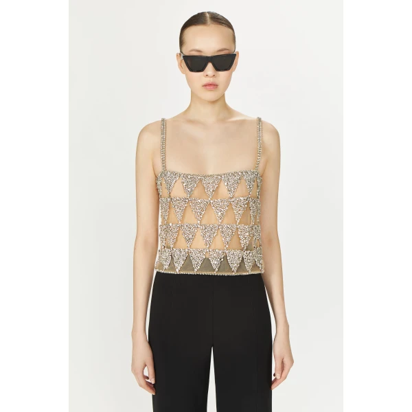 Costarellos Tops - Romantic Greek Lace - Shop at Luxury Shoes 