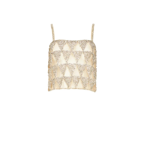 Costarellos Tops - Romantic Greek Lace - Shop at Luxury Shoes 