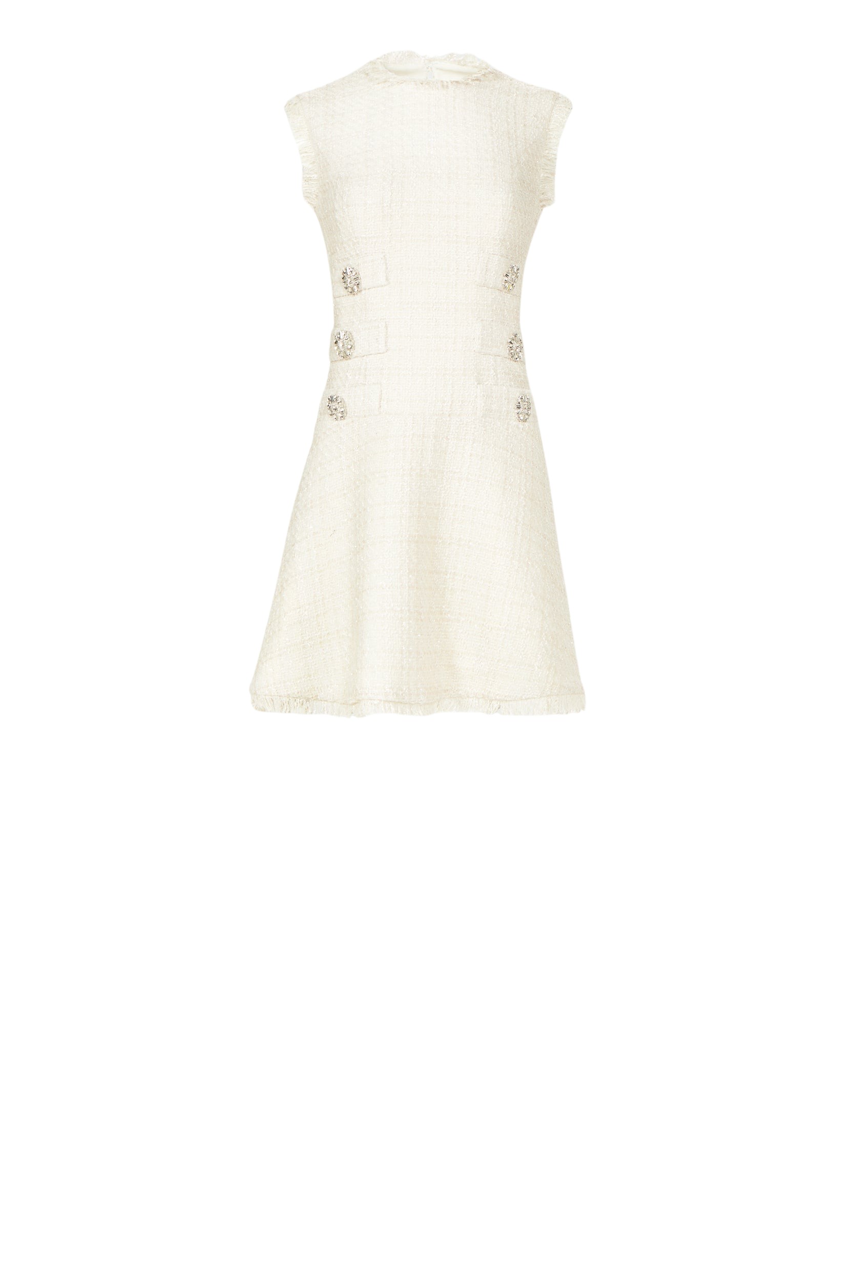 Costarellos Villie Lurex Tweed Mini Dress