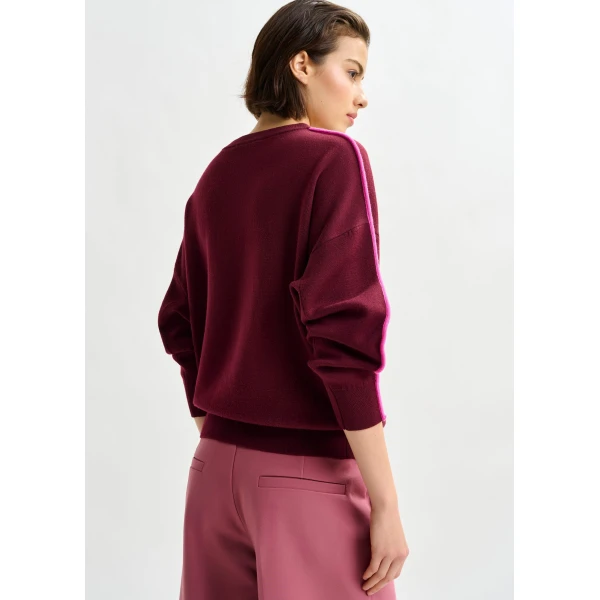 Essentiel Antwerp Vintage pink cropped pants with folded cuffs - Essentiel Antwerp Pants - Colorful Belgian Design - Shop at Luxury Shoes 