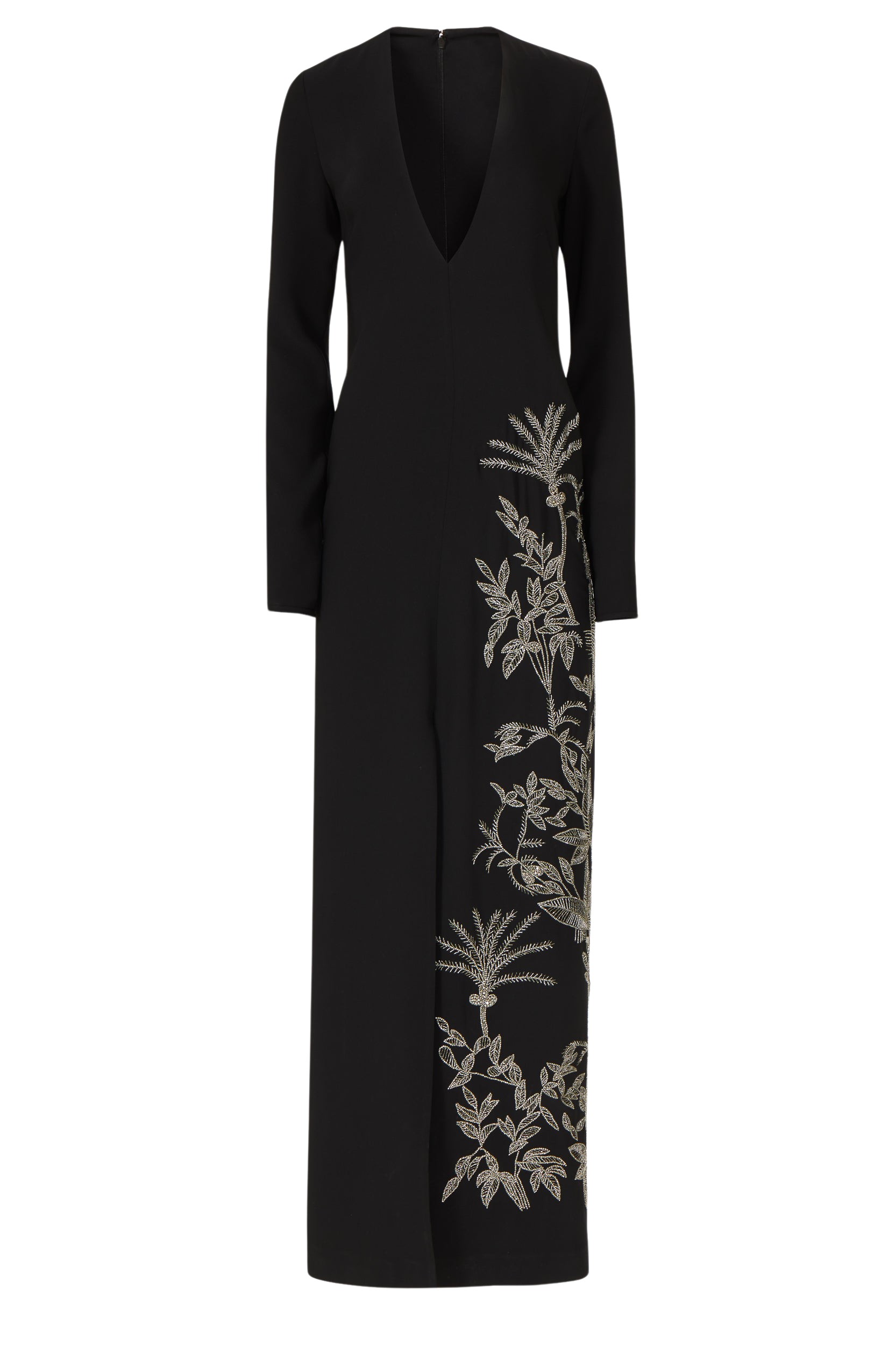 Costarellos Vita Crepe Column Gown