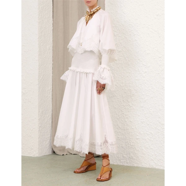 Elevate your elegance in this Zimmermann Dresses available now at Luxury Shoes 