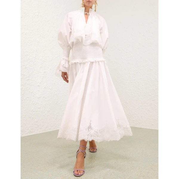 Elevate your elegance in this Zimmermann Dresses available now at Luxury Shoes 
