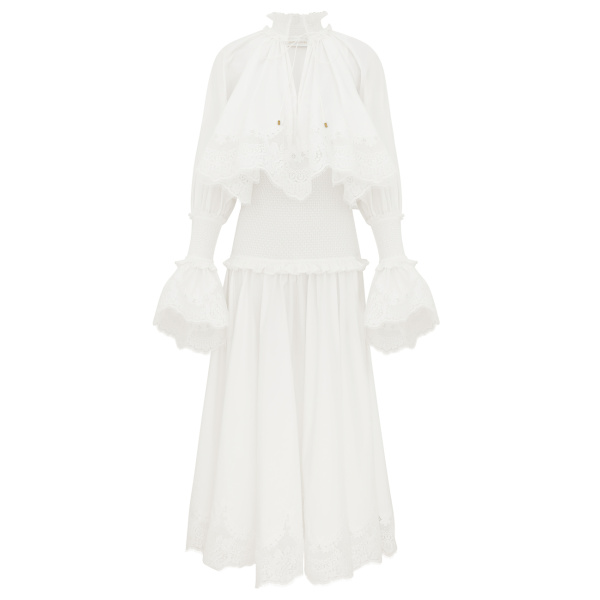 Elevate your elegance in this Zimmermann Dresses available now at Luxury Shoes 