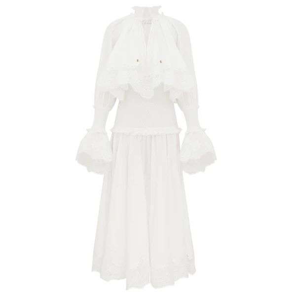 Elevate your elegance in this Zimmermann Dresses available now at Luxury Shoes 