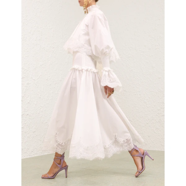 Elevate your elegance in this Zimmermann Dresses available now at Luxury Shoes 