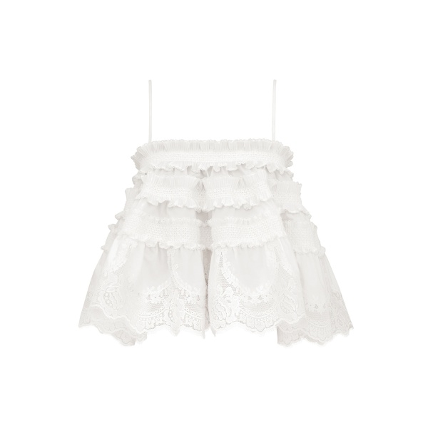 Elevate your elegance in this Zimmermann Tops available now at Luxury Shoes 