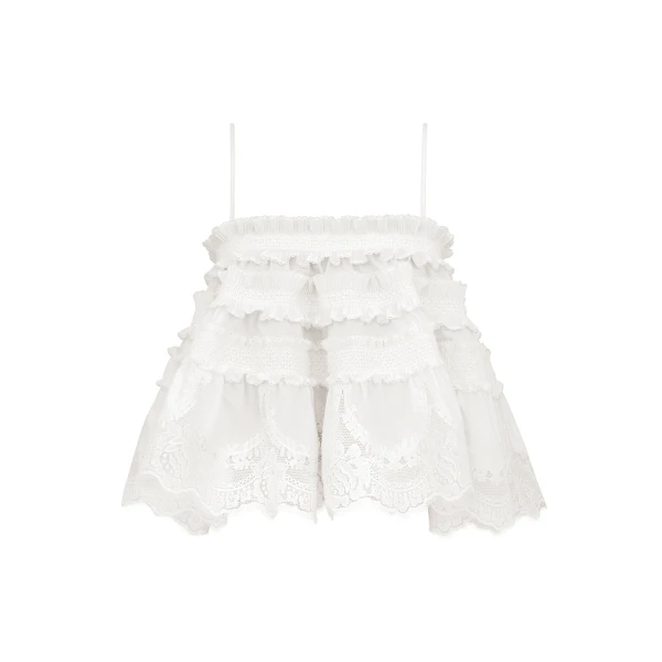 Elevate your elegance in this Zimmermann Tops available now at Luxury Shoes 