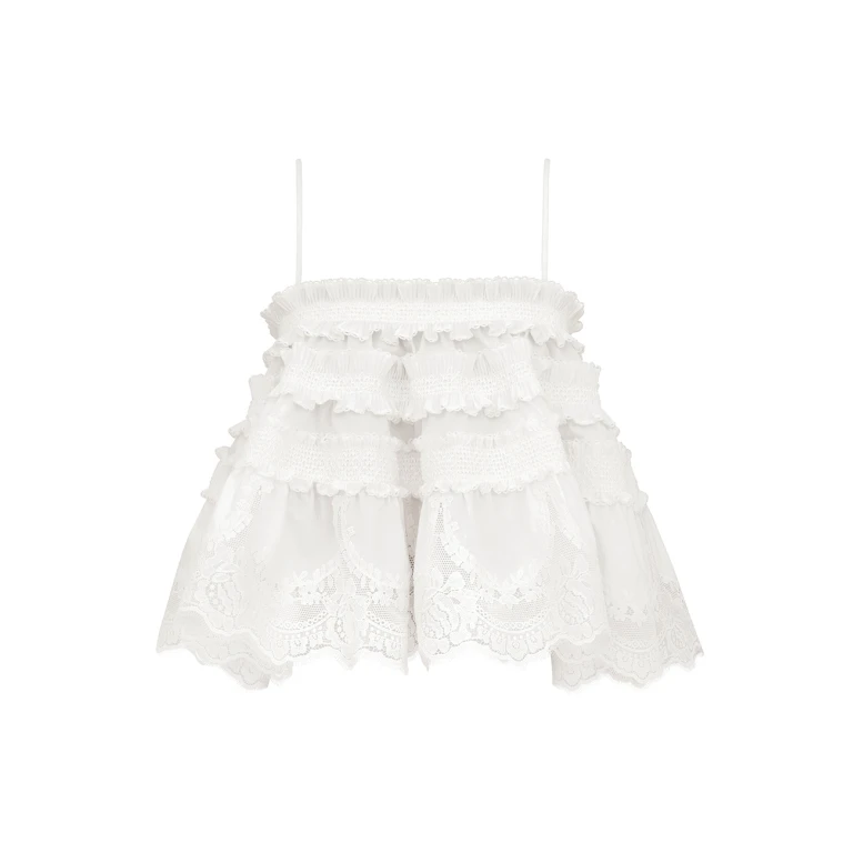 Elevate your elegance in this Zimmermann Tops available now at Luxury Shoes 