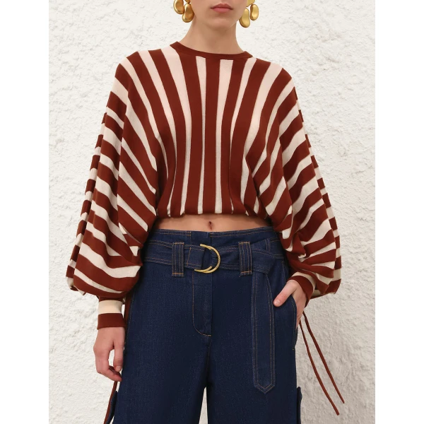 Elevate your elegance in this Zimmermann Knitwear available now at Luxury Shoes 