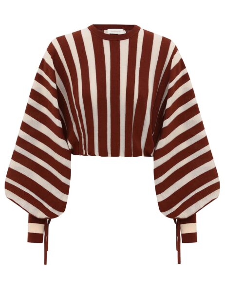 Elevate your elegance in this Zimmermann Knitwear available now at Luxury Shoes 