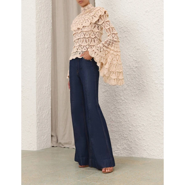 Elevate your elegance in this Zimmermann Knitwear available now at Luxury Shoes 