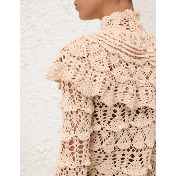 Elevate your elegance in this Zimmermann Knitwear available now at Luxury Shoes 