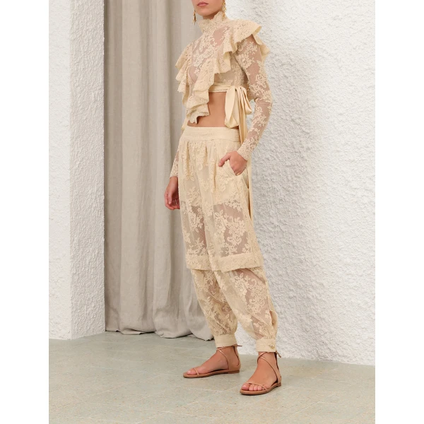Elevate your elegance in this Zimmermann Tops available now at Luxury Shoes 