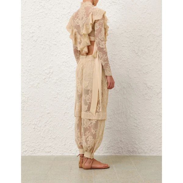 Elevate your elegance in this Zimmermann Tops available now at Luxury Shoes 