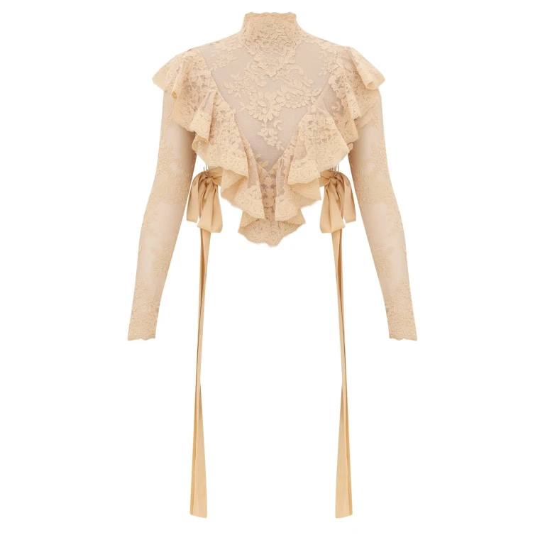Elevate your elegance in this Zimmermann Tops available now at Luxury Shoes 
