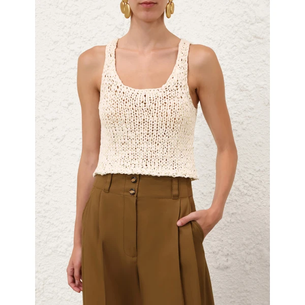 Elevate your elegance in this Zimmermann Tops available now at Luxury Shoes 