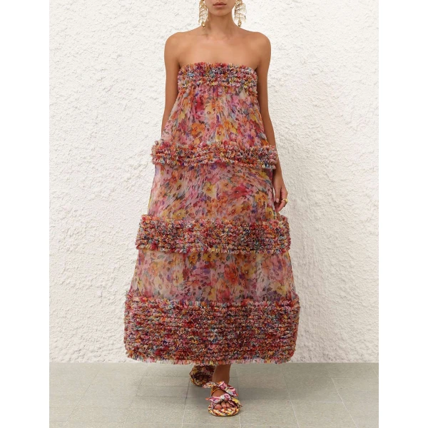 Elevate your elegance in this Zimmermann Dresses available now at Luxury Shoes 
